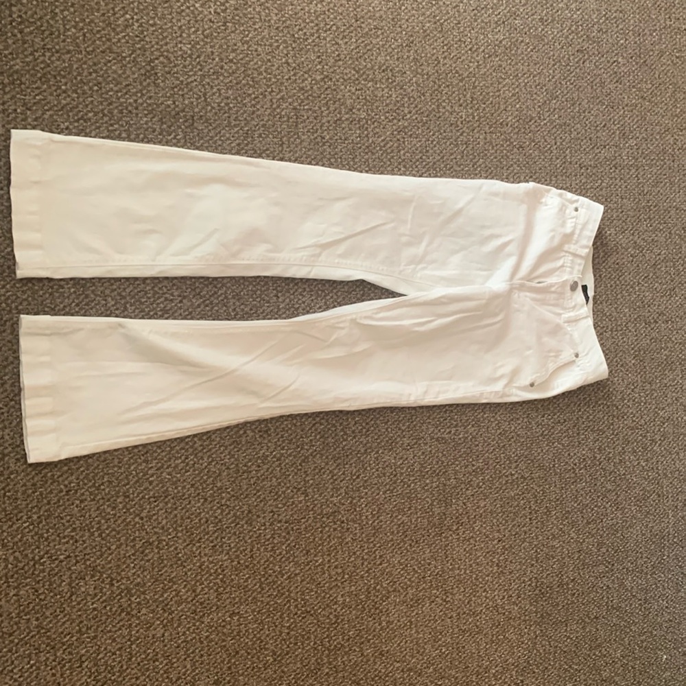 One5one white bootcut jeans
